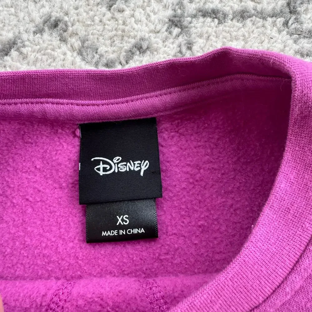 Disney Minnie Mouse and Daisy Duck Hot Pink Beach Crewneck — BoxLunch XS